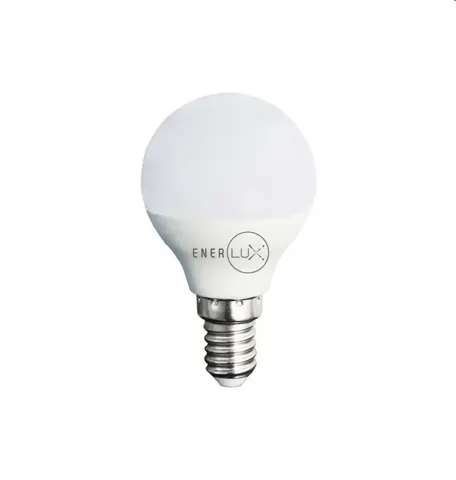 Lampadina led sfera e14 5,5w 4000k   luce neutra 396 lux