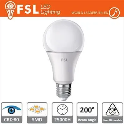 Lampadina led goccia e27 9w 4000k luce neutra 800lux