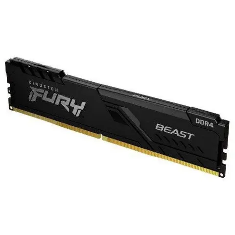 Memoria ddr4 16gb 3200mhz Kingston cl16 fury beast black