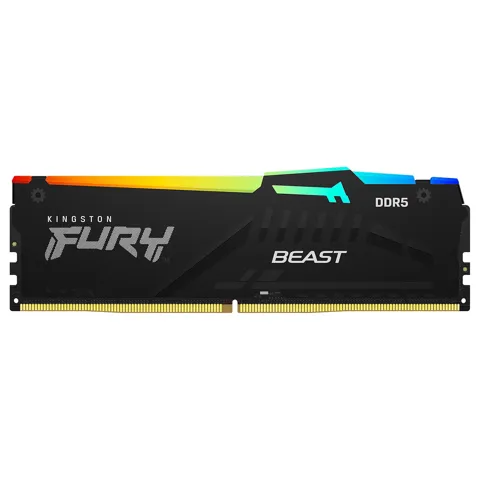 Memoria ddr5 16gb 5600mhz rgb fury beast black cl40 Kingston