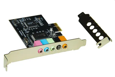 Scheda audio Link pci-ex 5.1 a 6 canali + staffa low profile