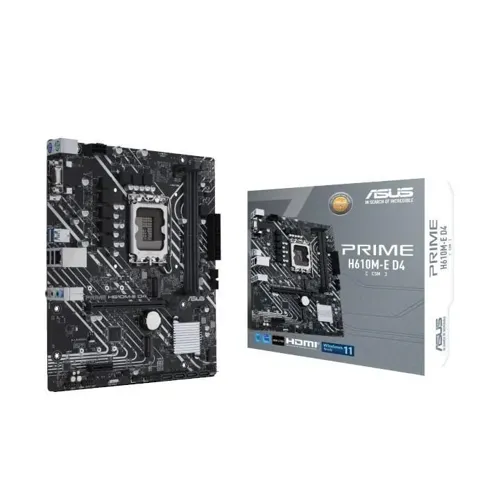 Scheda madre Asus prime h610m-e d4 lga1700 2xddr4dc-3200 matx-m2