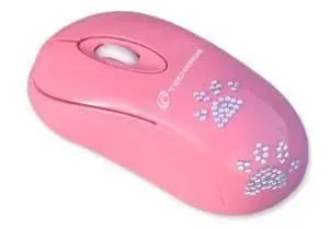 Mouse Techmade tm-1046d usb retrattile colore rosa