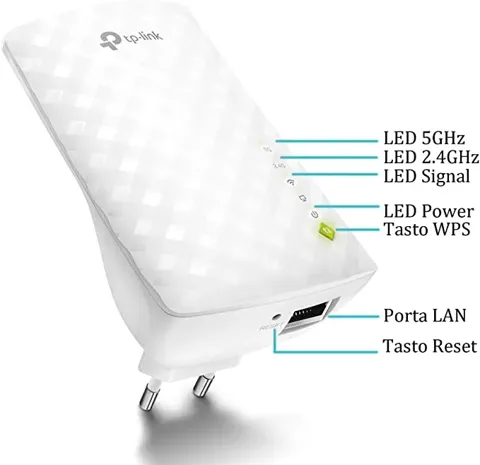 Range extender Tp Link ac750 dual   band re 200 2.4ghz+5ghz+300m