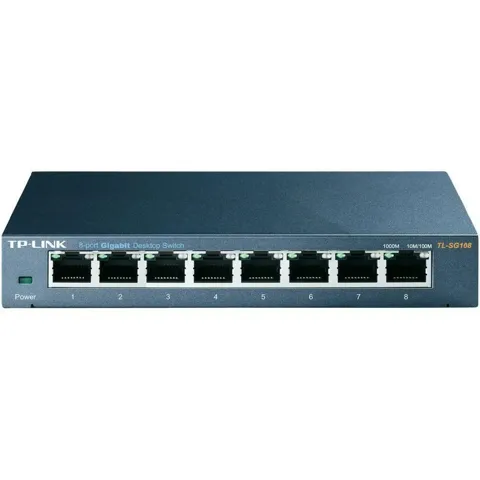 Switch lan 8 porte Tp-Link 10/100 con 4 porte poe tl-sg108pe