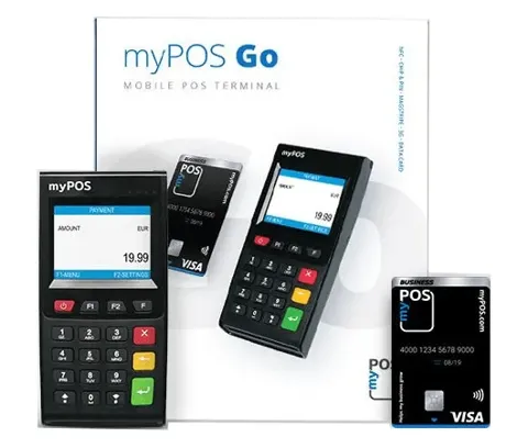 Lettore di carte mypos go terminale pos mobile new OEM