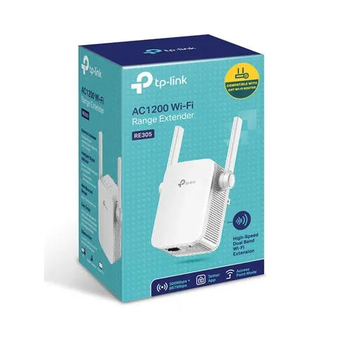 Range extender Tp Link ac1200 dual  band re305 2.4ghz+5ghz+300m