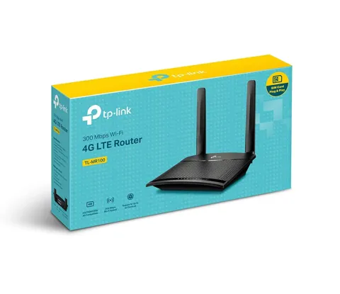 Router tp link 300mb 4g lte 1porte  1 wan- 2 antenne tl-mr100