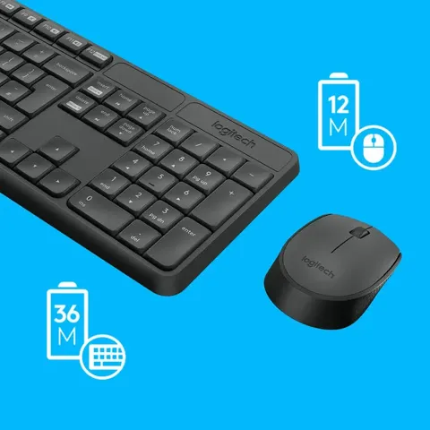 Kit Logitech wireless mk235 retail  tastiera+mouse 920-007913