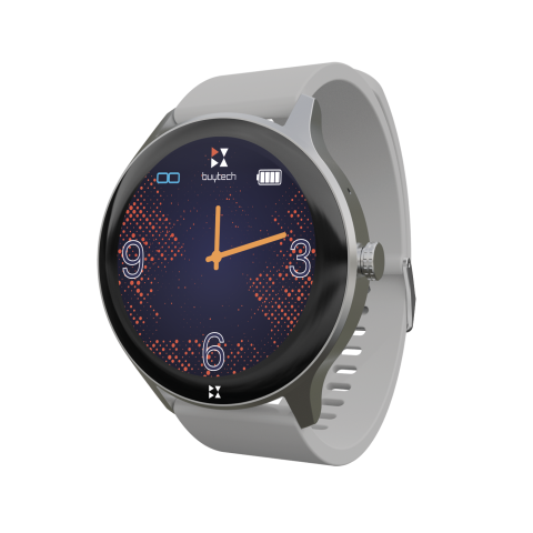 Smartwatch Techmade Buytech Beta Tondo Alluminio 1.38" Silver