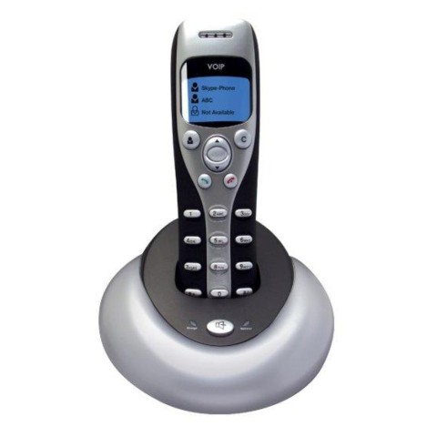 Telefono cordless Voip nero qc700850