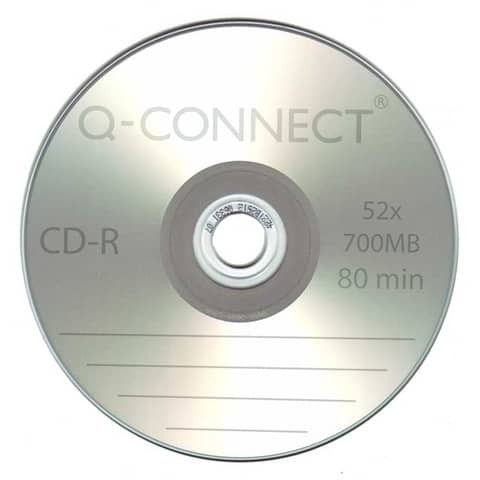 CD-R stampabili Q-Connect spindle 700 MB 80 min 52x conf. 50pz