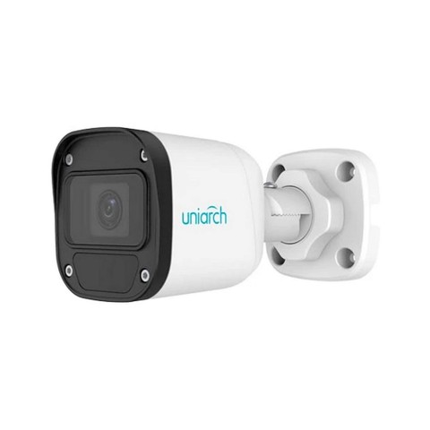 Telecamera ip Uniarch mini bullet 4mp 2.8mm 30mt bianca ip67 poe