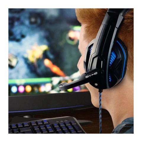 Cuffie gaming Fenner con microfono pc / console colore blu