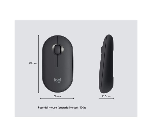 kit tastiera Logitech + mouse wireless slim nera