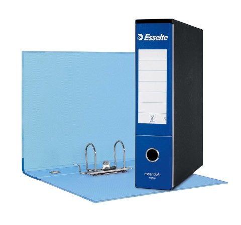 Registratore Esselte Essentials G75 con Custodia - dorso 8cm blu