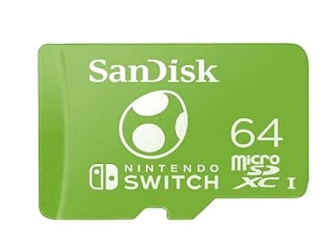 Sandisk 64 GB Microsdxc scheda per Nintendo Yoshi