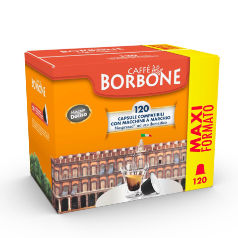 Capsule Borbone Comp. Nespresso Miscela Decisa (Nera) 120pz