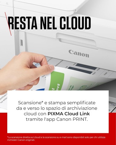 Multifunzione Canon inkjet pixma TR4751i  a4 4in1 Wi-Fi white