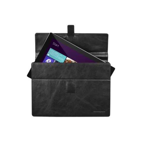 Custodia Tablet in Pelle per Microsoft Surface Pro Nera - Dbramante 1928