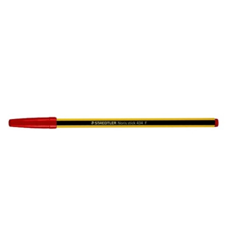 Penna rossa a sfera Staedtler Noris 434 punta media 1mm