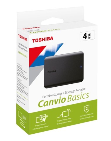 Hard Disk 2.5" esterno 4TB Toshiba usb 3.0 - HDTB540EK3CA