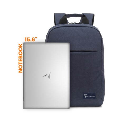 Zaino Techmade per notebook 15,4"/15.6" blu