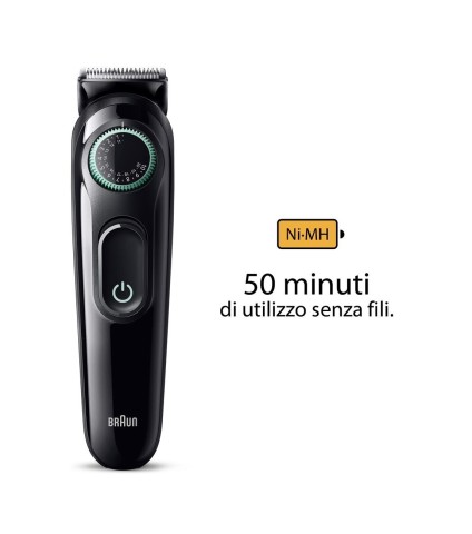 Regolabarba Braun series 3 nero BT3411