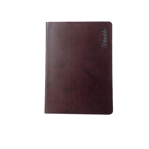 Agenda settimanale InTempo Weekly Pattern 2024 bordeaux 12x17cm