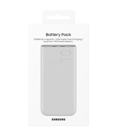 Caricabatteria Samsung Power bank duo 25W 10000mah beige EB-P3300