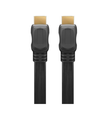 Cavo hdmi Digitus 4k 3d ethernet connettori oro piatto 5mt bk