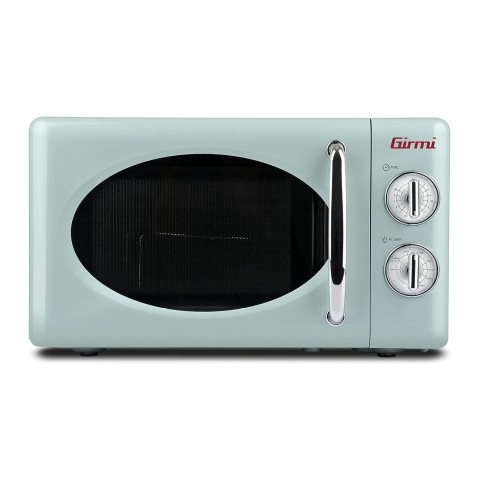 Forno Microonde Vintage Combinato Girmi FM21 1150W-20litri, Verde acqua