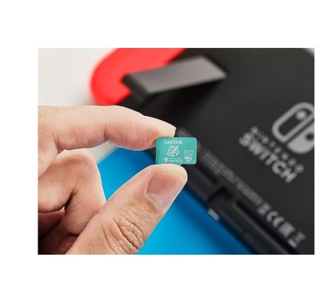 Sandisk 512 Gb Microsdxc Scheda per Nintedo Switch