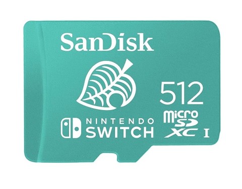 Sandisk 512 Gb Microsdxc Scheda per Nintedo Switch