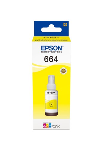 Cartuccia originale Epson eco tank l300/355 giallo 70ml-c13t664440