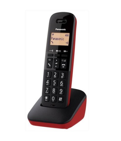 Telefono cordless Panasonic black/red kx-tgb610jtr