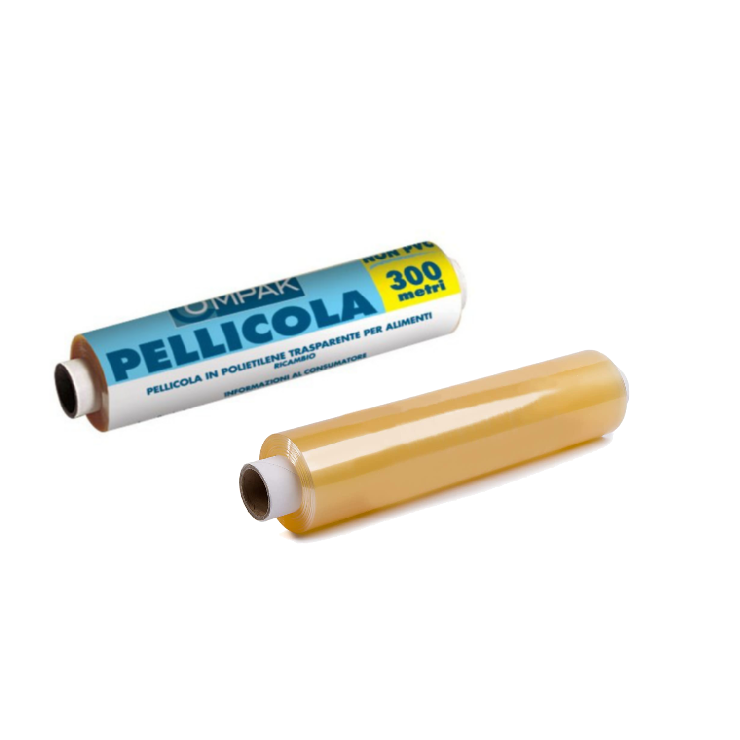 Pellicola H29 trasparente in PVC per alimenti, rotolo h29cm x 300mt