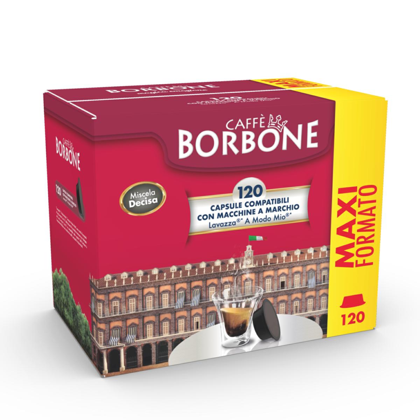 Capsule Borbone comp. a modo mio miscela decisa (nera) 120pz