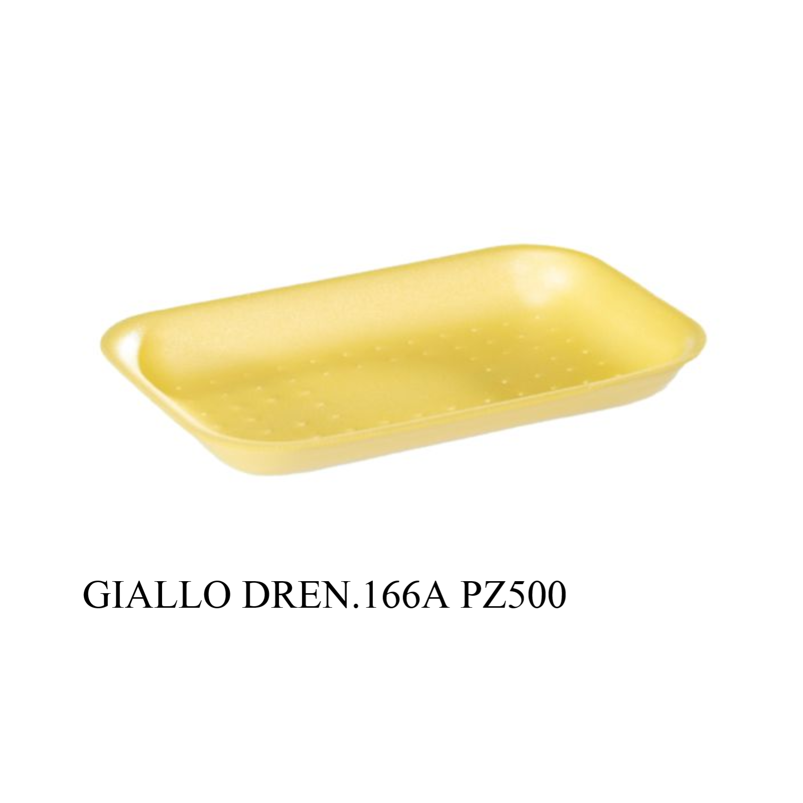 Vassoio Dren. Activopack 166A Giallo 500pz