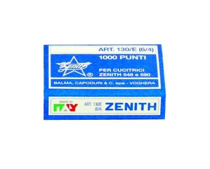 Punti ZENITH 130/E 6/4 in acciaio naturale 1000punti