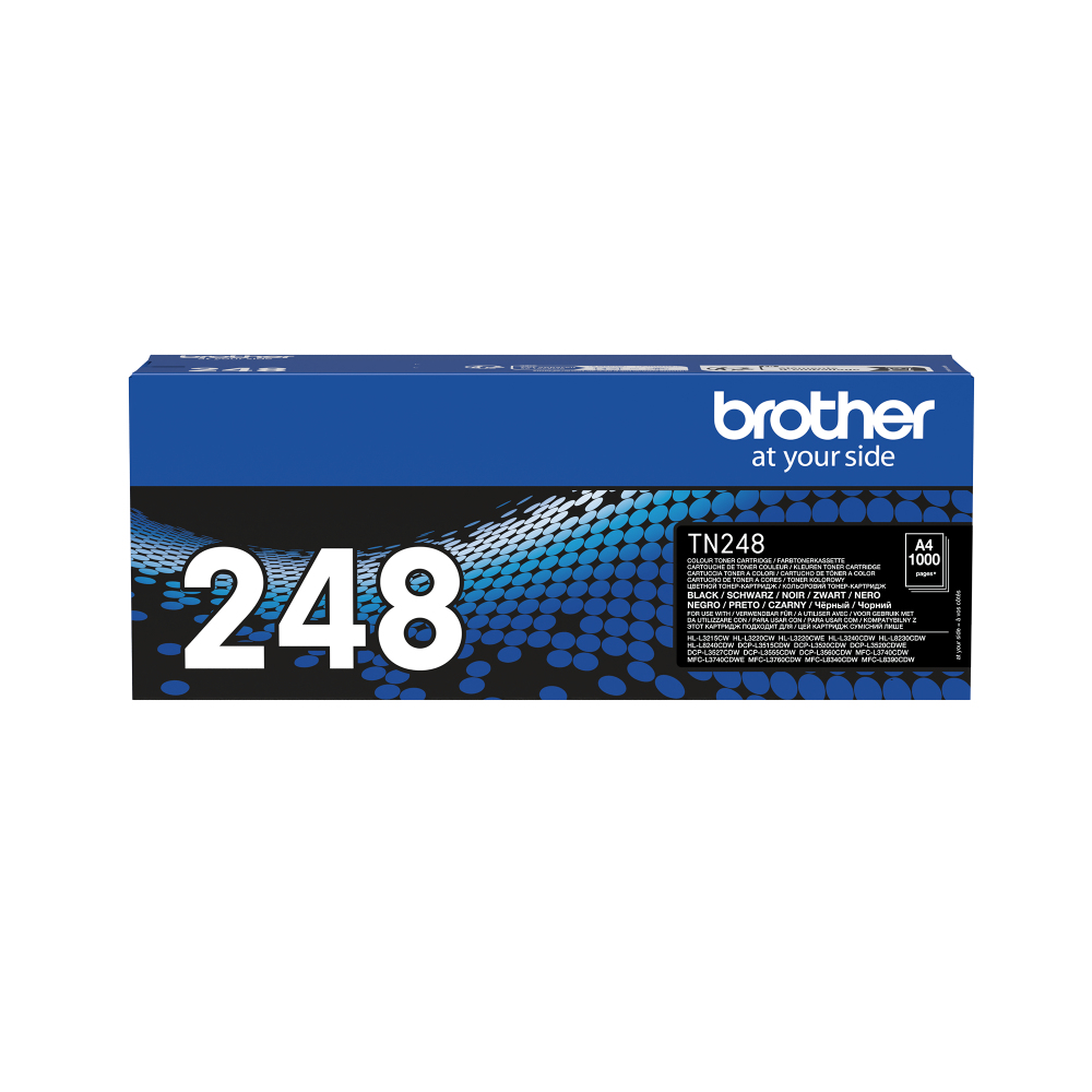 Toner originale Brother 248 nero MFCL3740CDWE HL L3220CW 1k