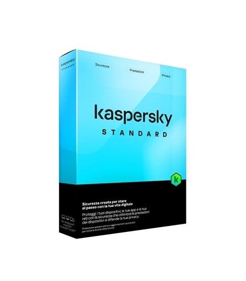 Antivirus Kaspersky box standard 1 dispositivi attach