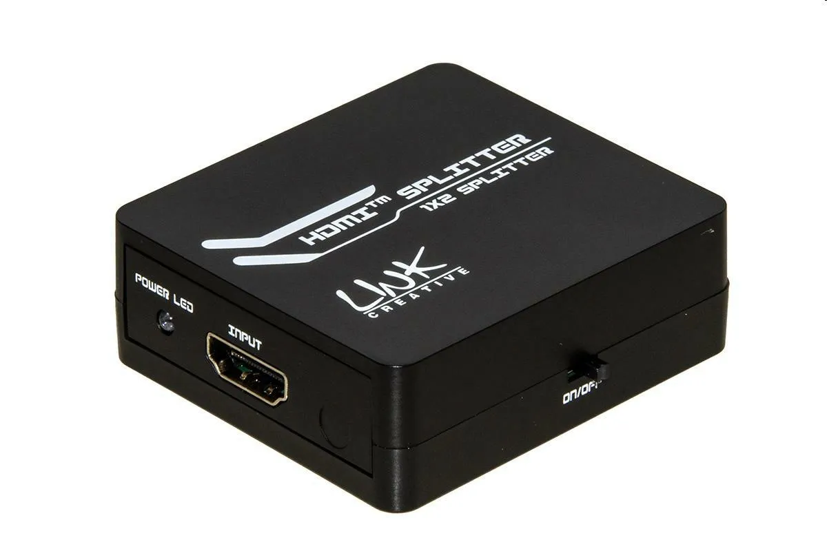 Splitter 2 porte hdmi risoluzione 1080p hd 60hz lkhdmi2