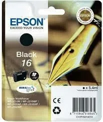 Cart. orig. epson t1621 nero c13t16214010 penna e cruciverba