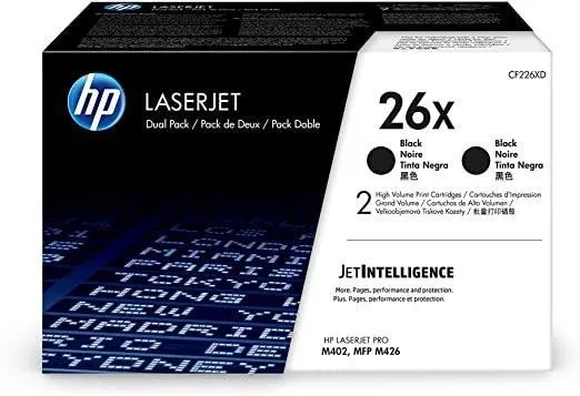 Toner orig. hp cf226xd m402/m426    9000p dual pack