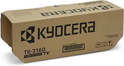 Toner neutro kyocera tk-3160 con vaschetta + chip p3045/3060