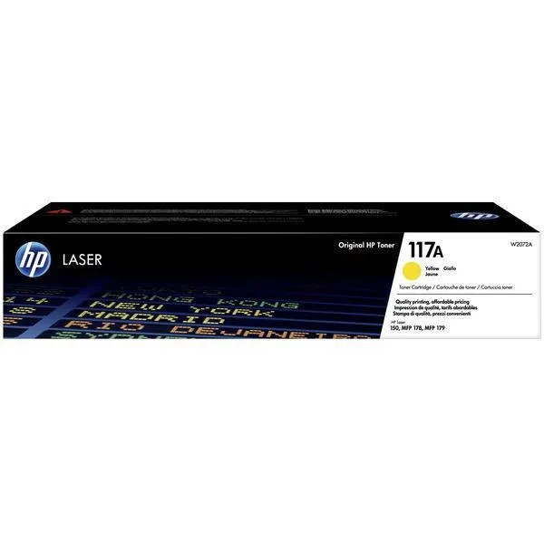 Toner orig. hp w2072a 150/178/179 giallo 1k 117a