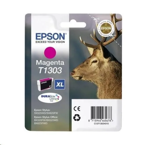 Cart. orig. epson bx525wd magenta - c13t13034010 cervo