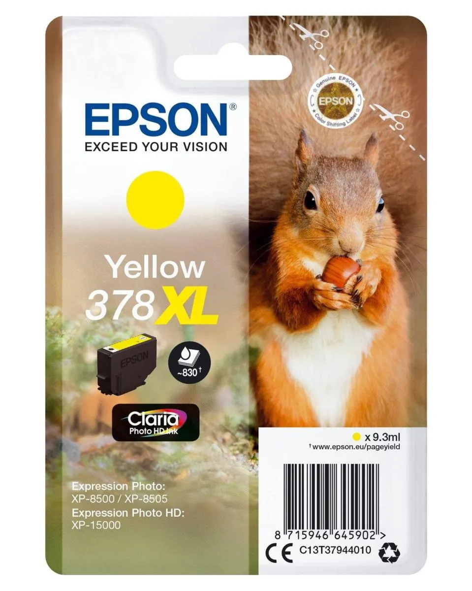 Cartuccia orig. epson giallo 378xl  xp15000 t3794