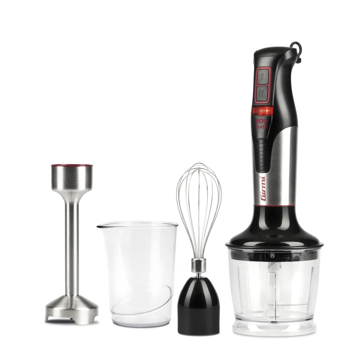 Mixer ad immersione Girmi MX39 con kit fusto inox 4 lame 800w